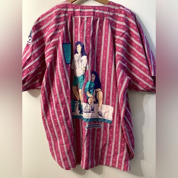 Vintage E Sleep Boxer Baseball Jersey Size 3X Retro Team Shirt - Picture 11 of 11